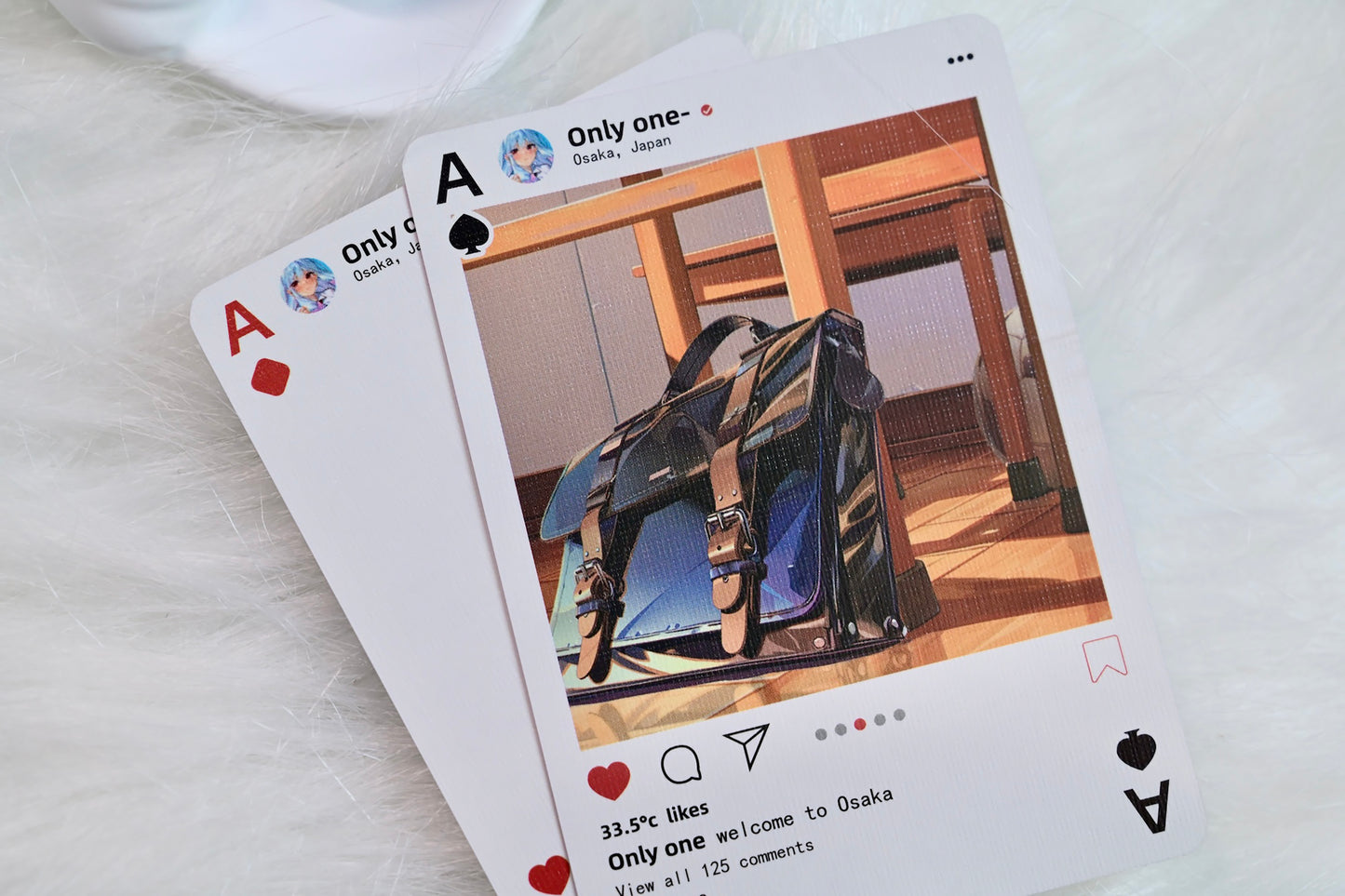 Sweet Cosplay Show Playing Cards