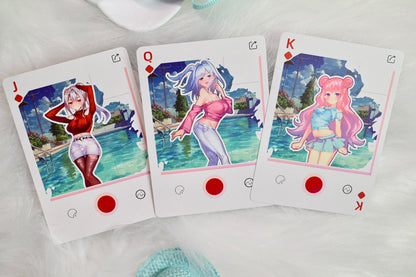 Sweet Cosplay Show Playing Cards
