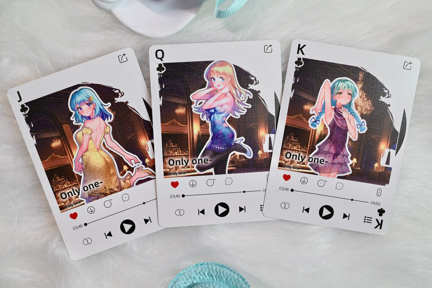 Sweet Cosplay Show Playing Cards