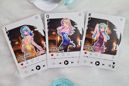 Sweet Cosplay Show Playing Cards