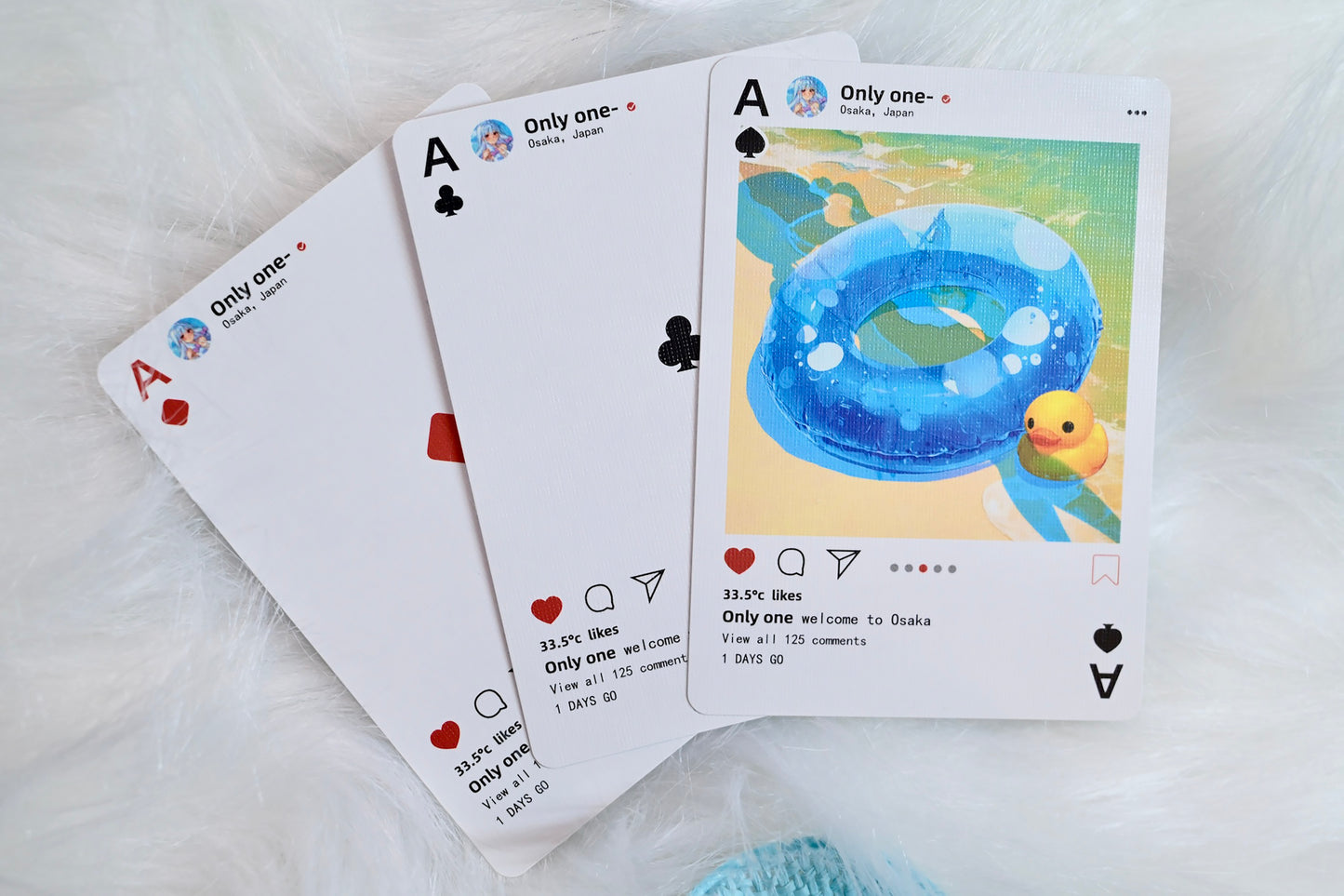 Sweet Cosplay Show Playing Cards