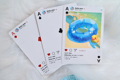 Sweet Cosplay Show Playing Cards
