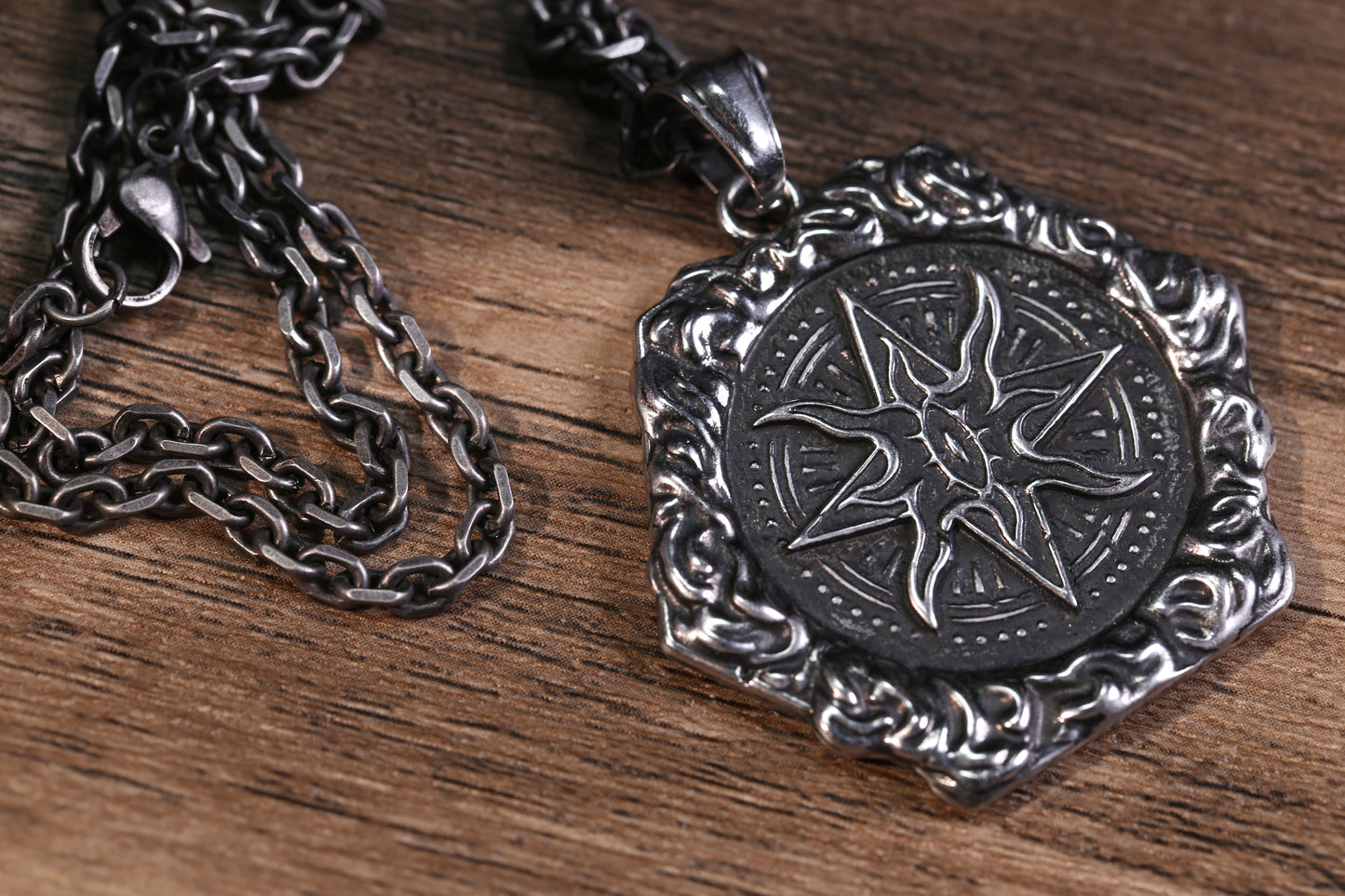 Lovecraftian Elder Sign Pendant Necklace