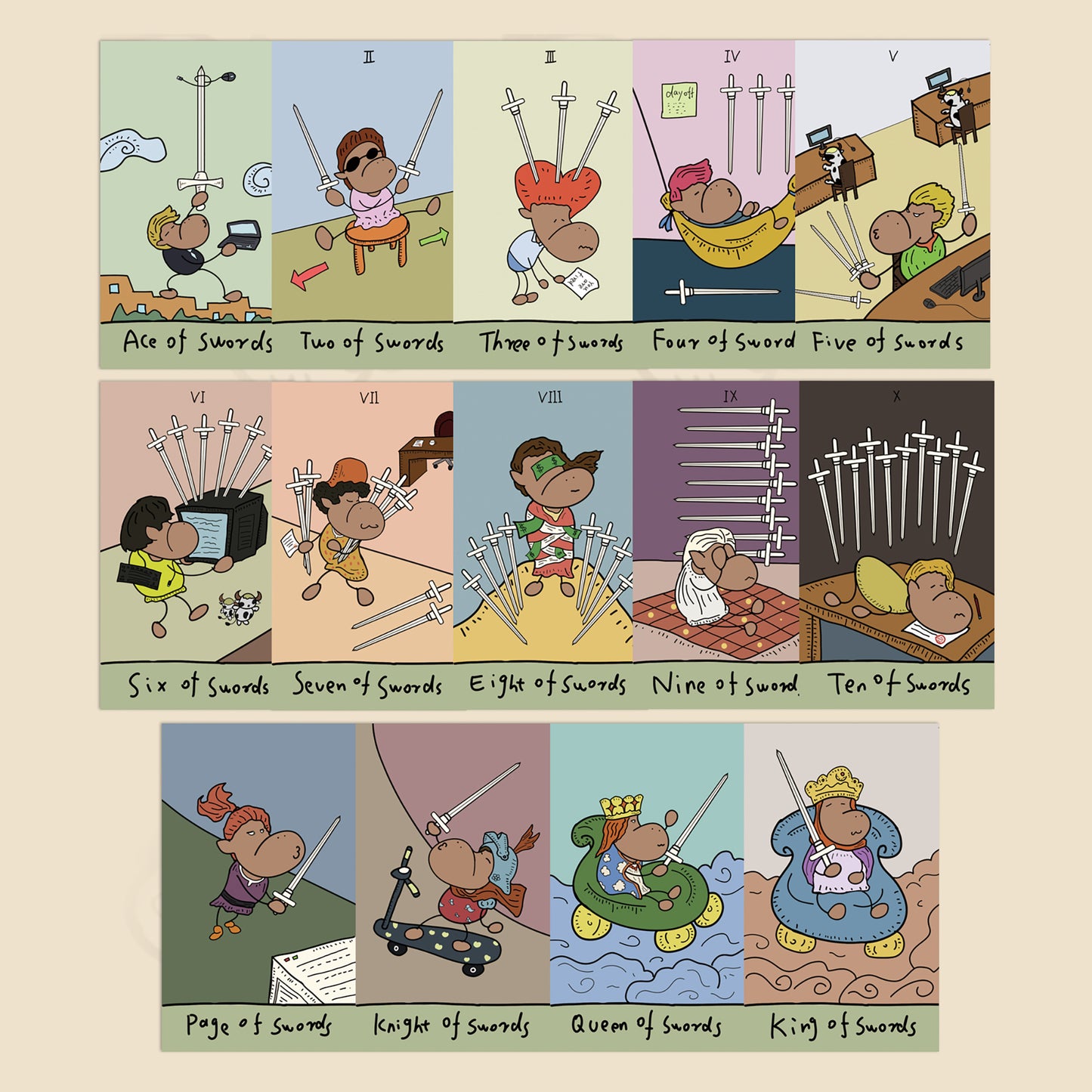 The Office Workhorse Tarot