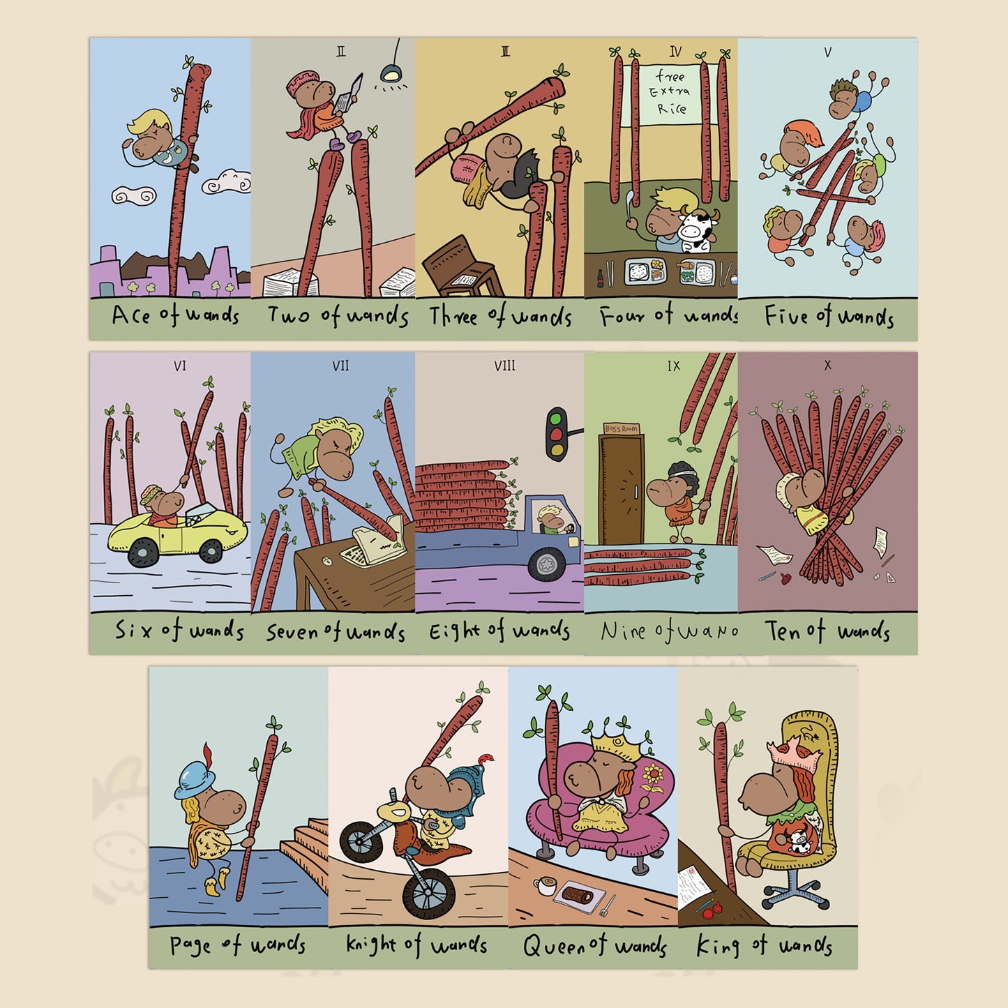 The Office Workhorse Tarot