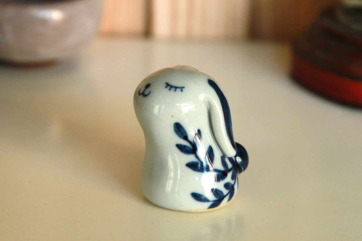 Hand-Pinched Blue & White Ceramic Animal Figurines by BAOZAO