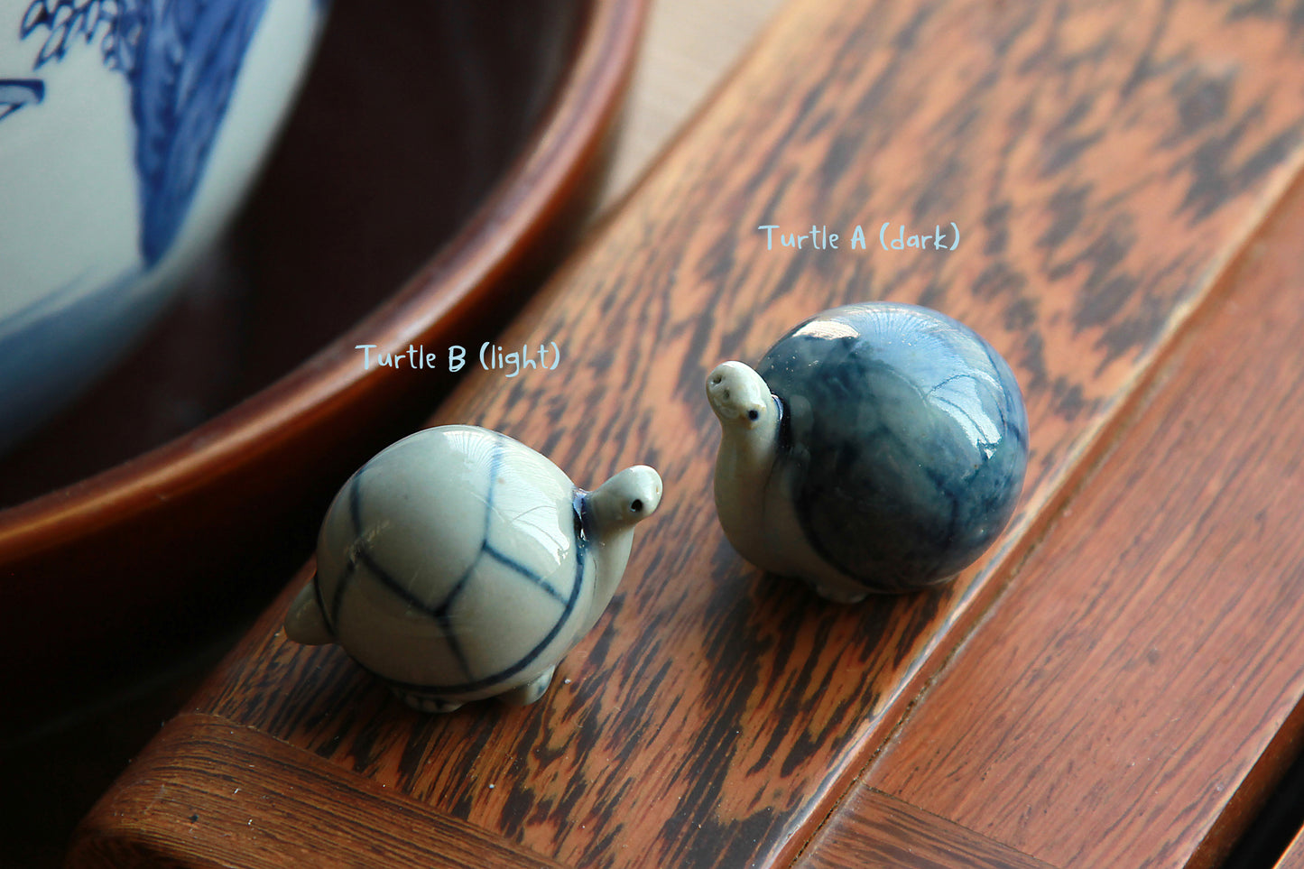 Hand-Pinched Blue & White Ceramic Animal Figurines by BAOZAO