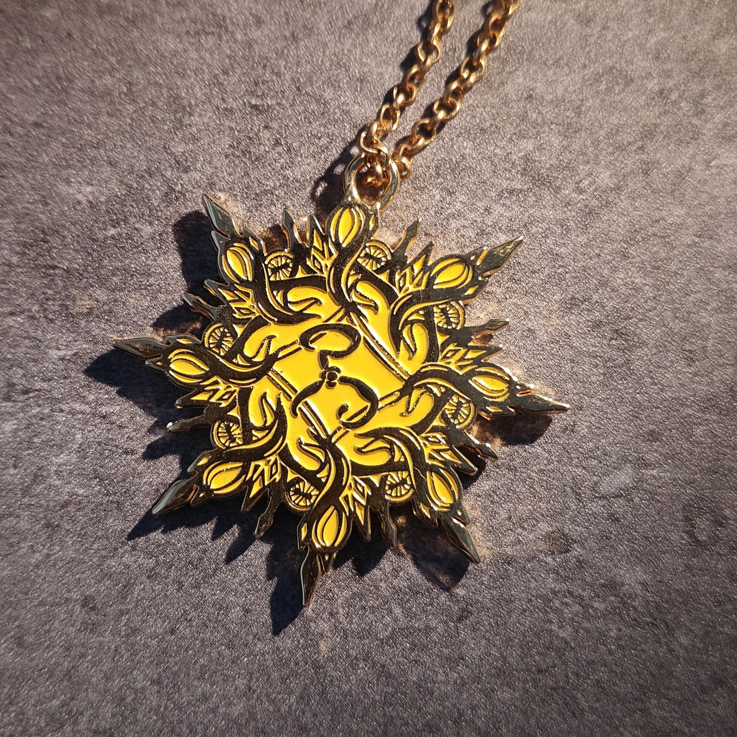 The Yellow Sign of Hastur Necklace