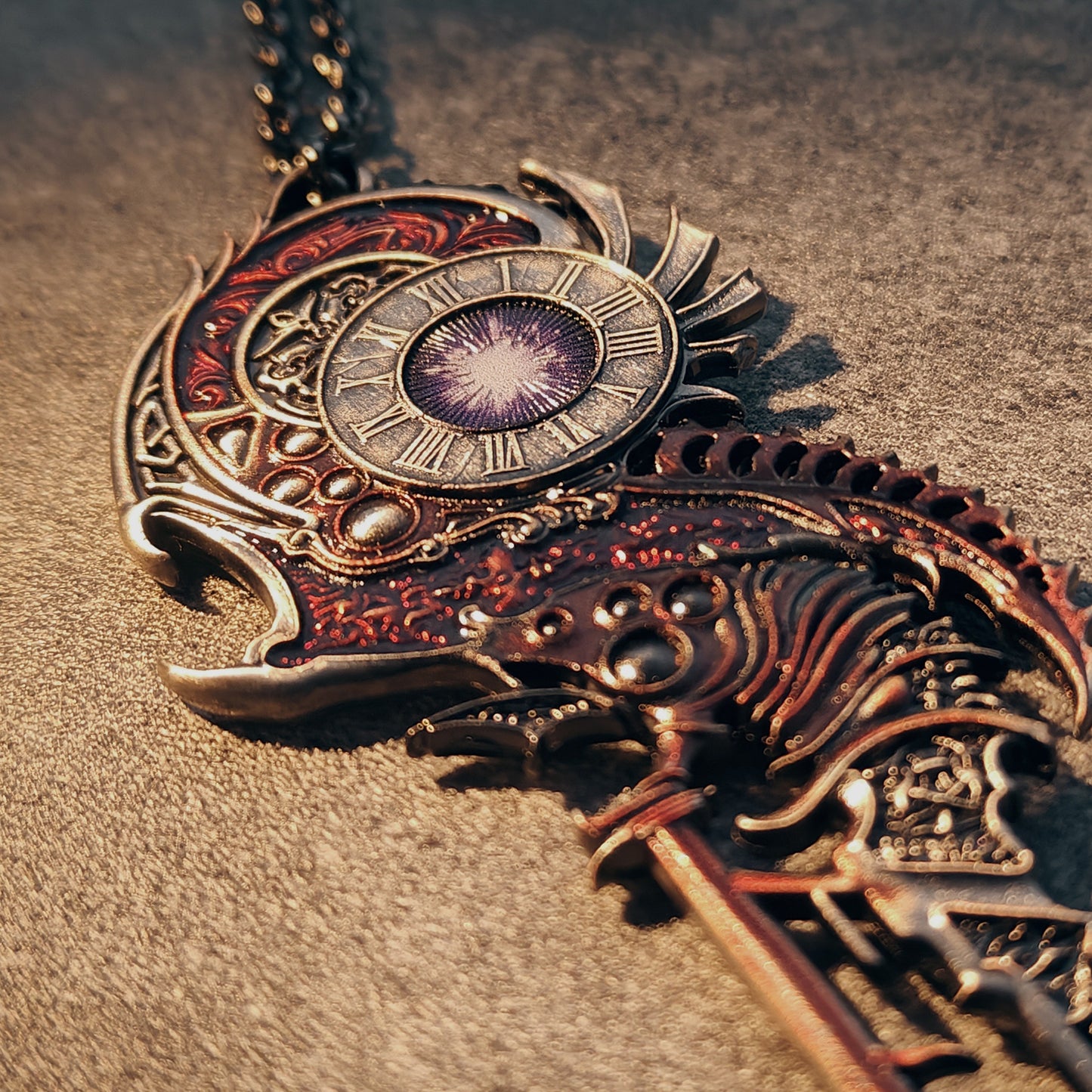 The Silver Key Cthulhu Mythos Pendant Necklace
