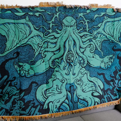Heralds of the Unseen Cthulhu Mythos Art Blankets