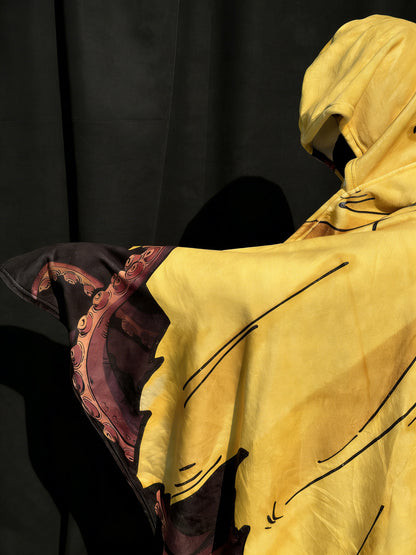 The King in Yellow Hooded Blanket & Matching Pet Cape