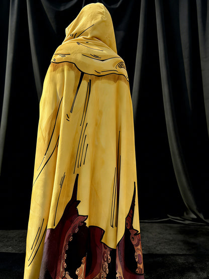 The King in Yellow Hooded Blanket & Matching Pet Cape