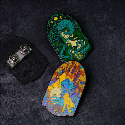 Visages Unseen Cthulhu Mythos Enamel Pins