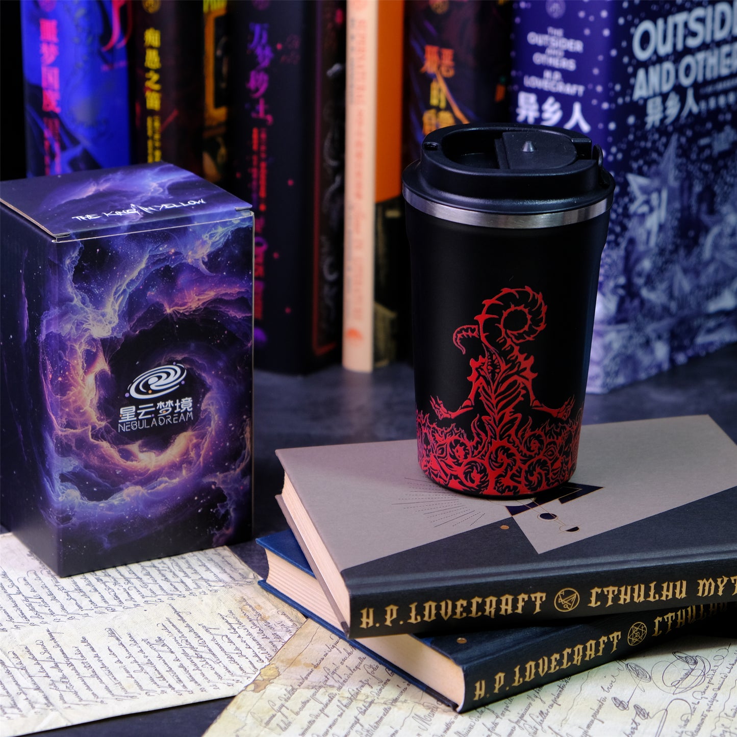 The King in Yellow & Crawling Chaos Travel Mugs