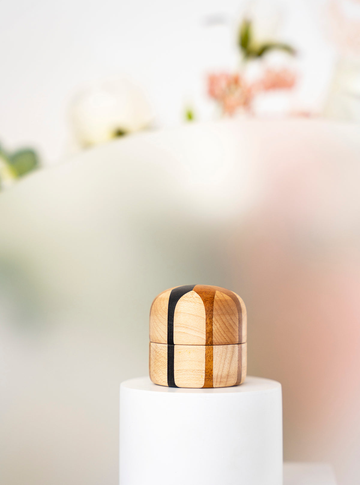 Mini Wooden Jewelry Box by LEYIN