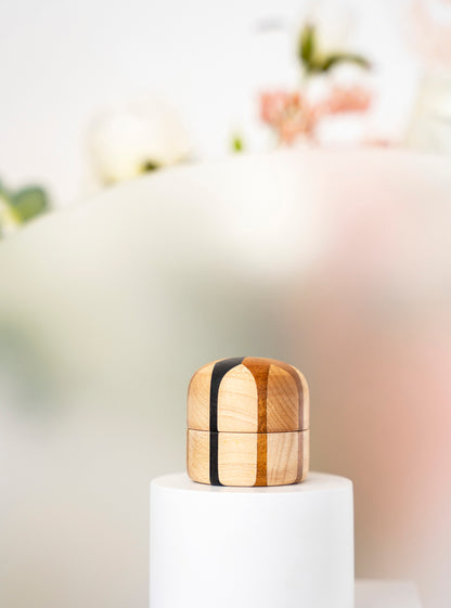 Mini Wooden Jewelry Box by LEYIN