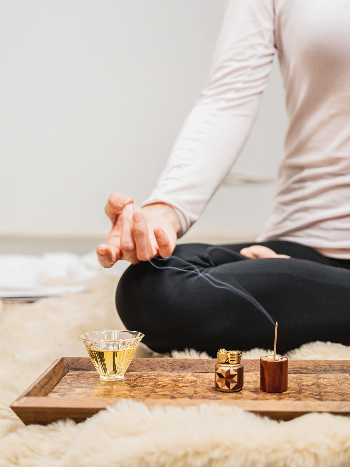 Multifunctional Wooden Incense Holder by LEYIN