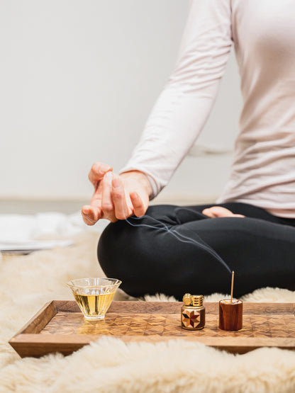 Multifunctional Wooden Incense Holder by LEYIN