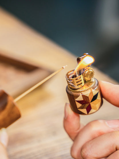 Multifunctional Wooden Incense Holder by LEYIN