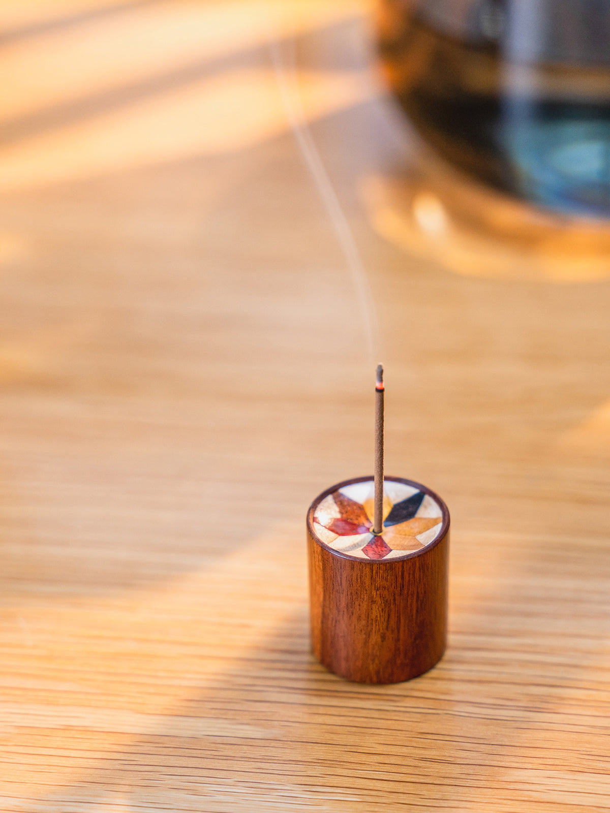 Multifunctional Wooden Incense Holder by LEYIN