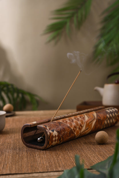 Wooden Incense Holder by LEYIN