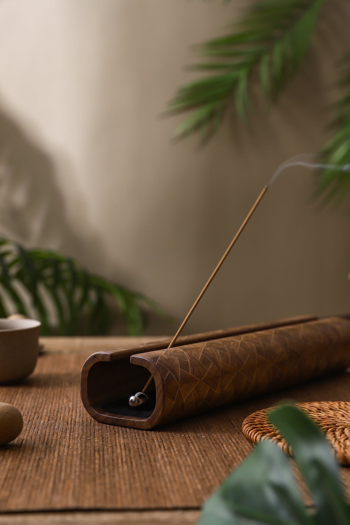 Wooden Incense Holder by LEYIN