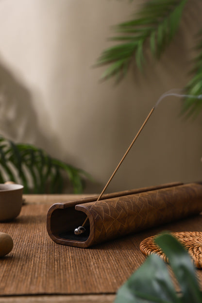 Wooden Incense Holder by LEYIN