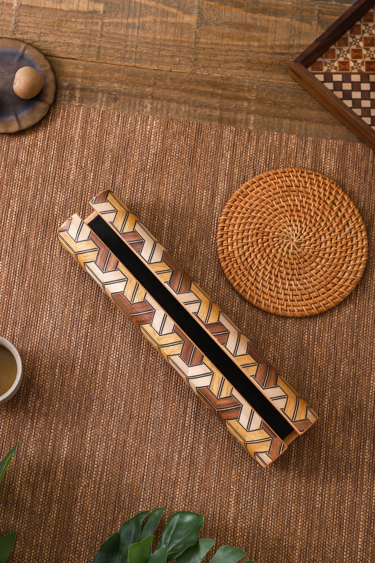 Wooden Incense Holder by LEYIN