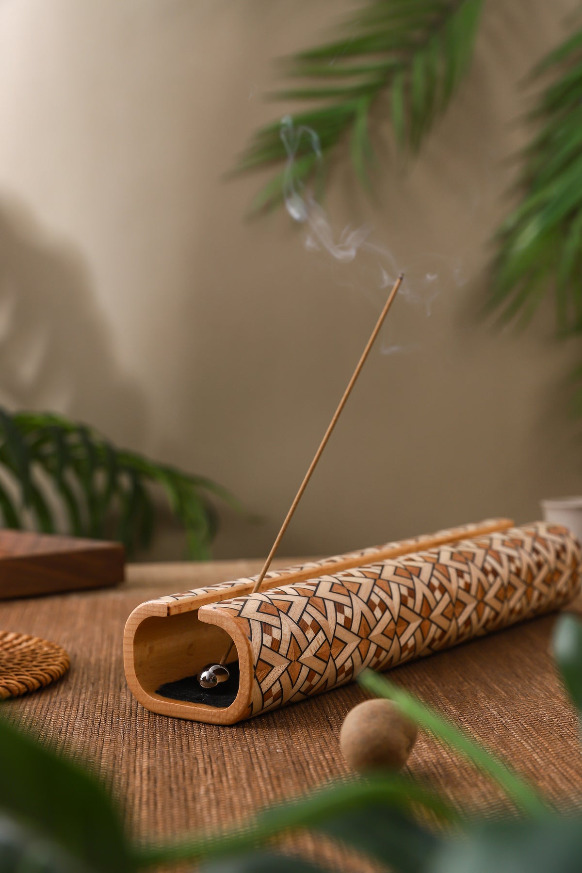 Wooden Incense Holder by LEYIN