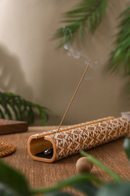 Wooden Incense Holder by LEYIN