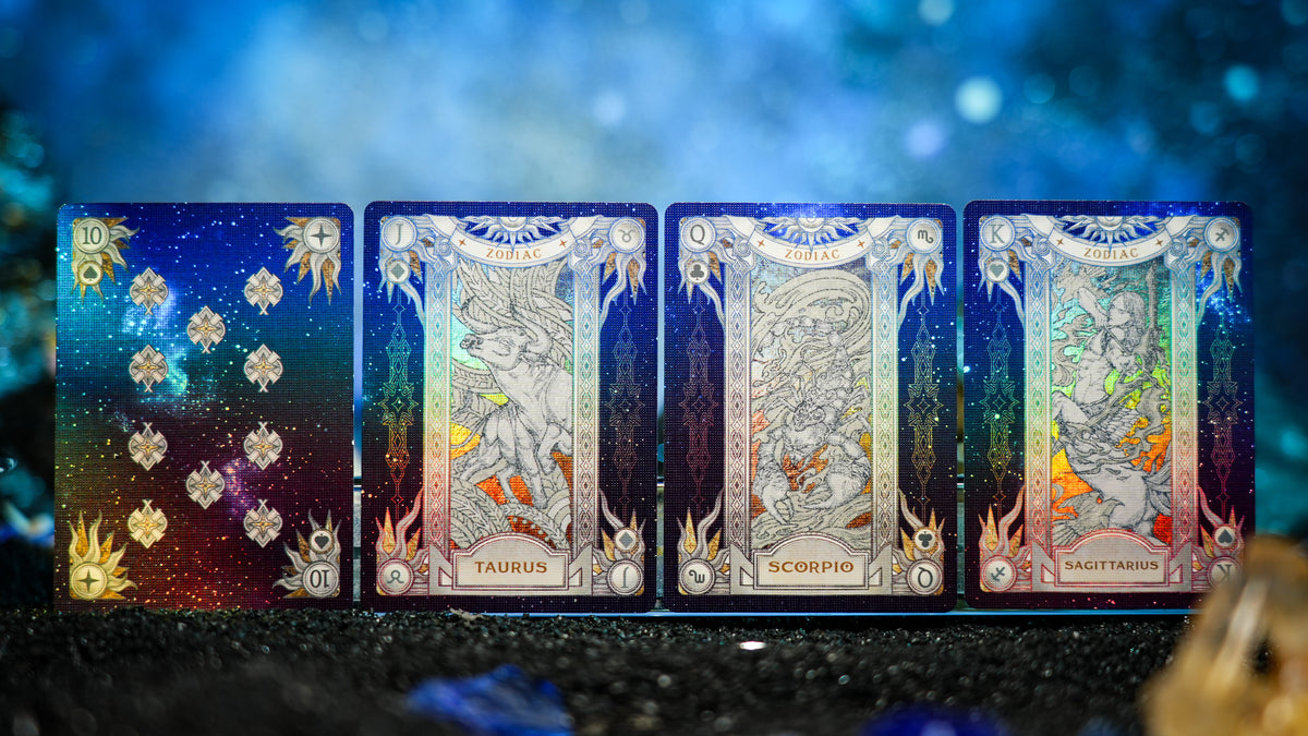 Zodiac Astrology Chart Playing Cards