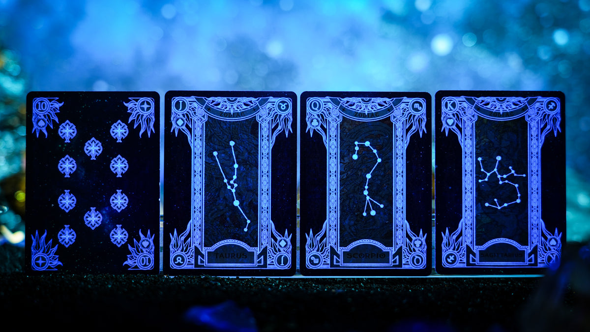Zodiac Astrology Chart Playing Cards