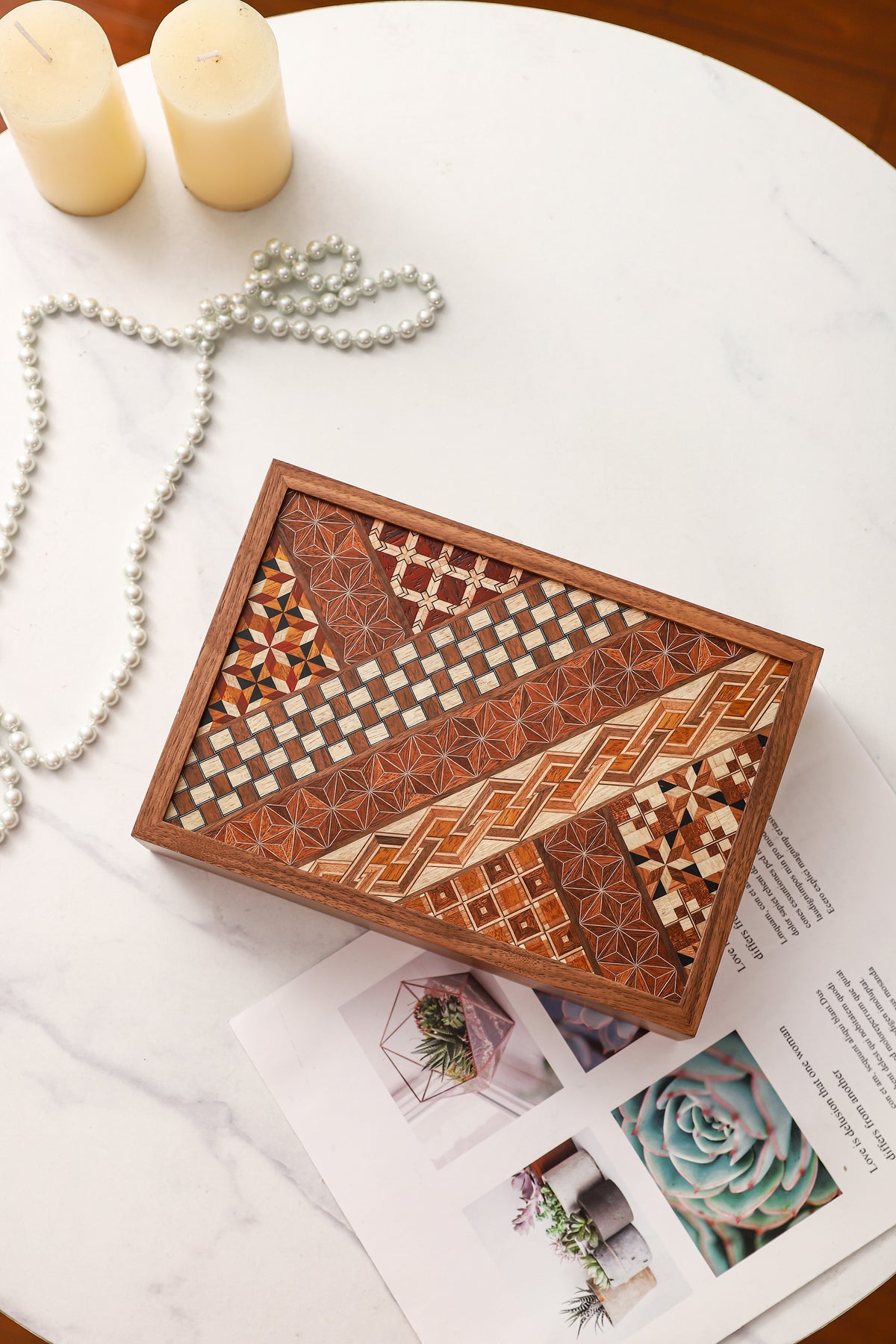 Wooden Jewelry Box by LEYIN