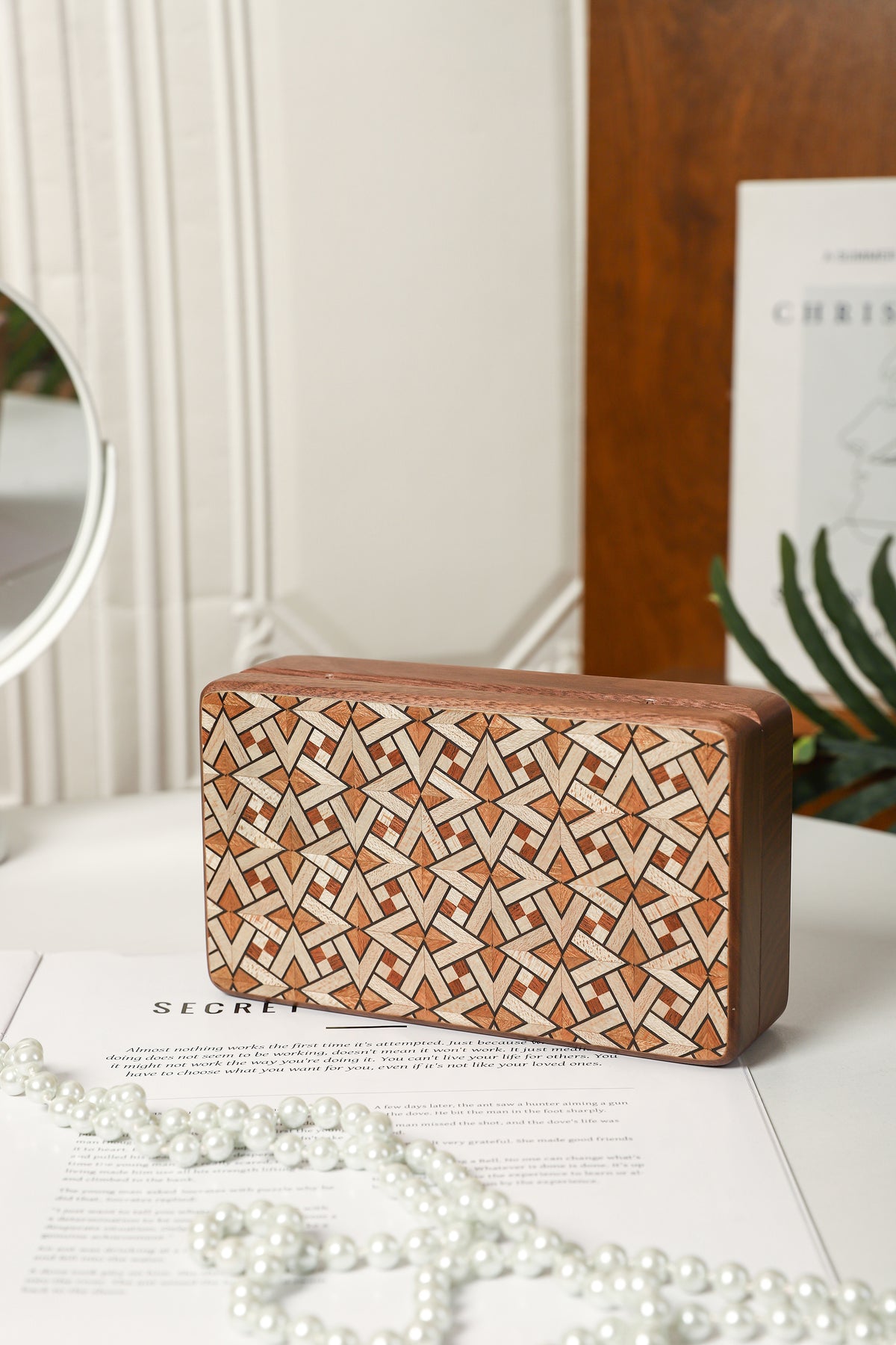 Wooden Jewelry Box by LEYIN