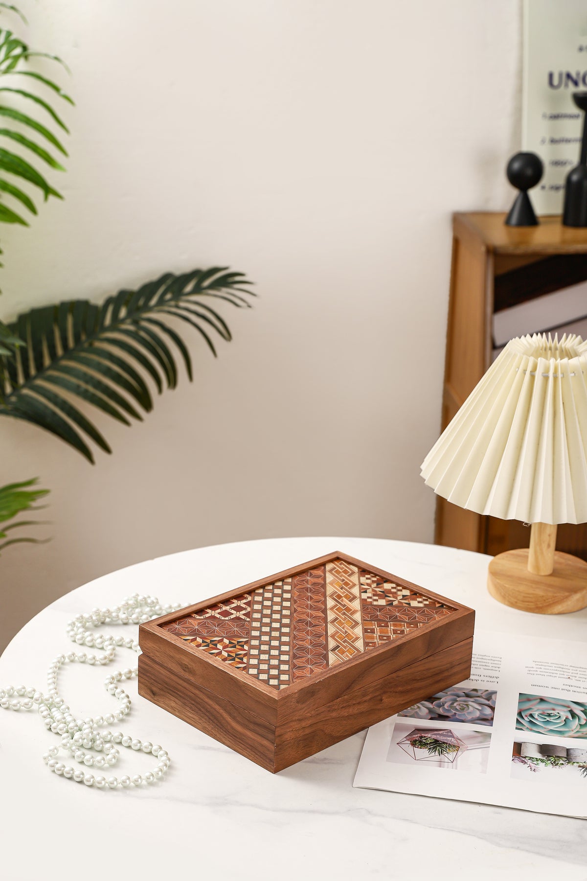 Wooden Jewelry Box by LEYIN