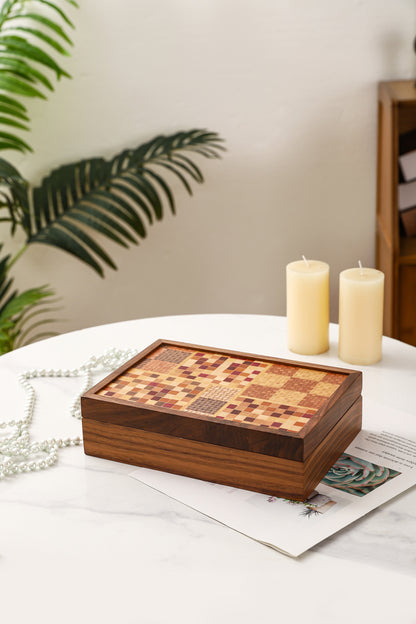 Wooden Jewelry Box by LEYIN