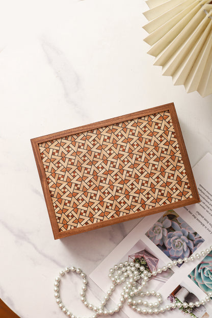 Wooden Jewelry Box by LEYIN