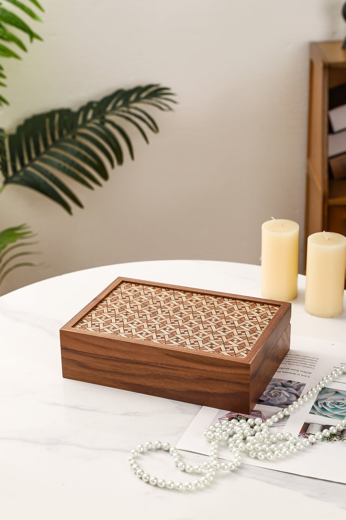 Wooden Jewelry Box by LEYIN