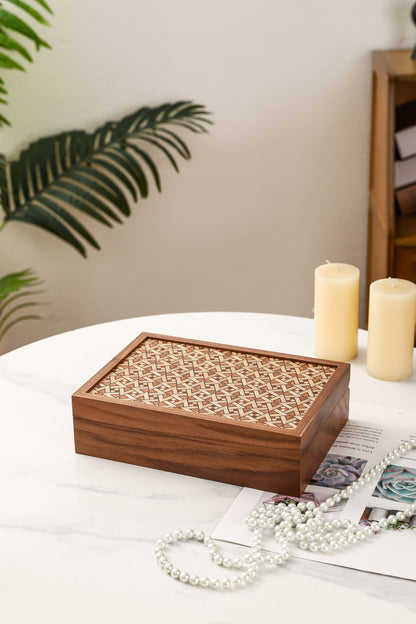 Wooden Jewelry Box by LEYIN