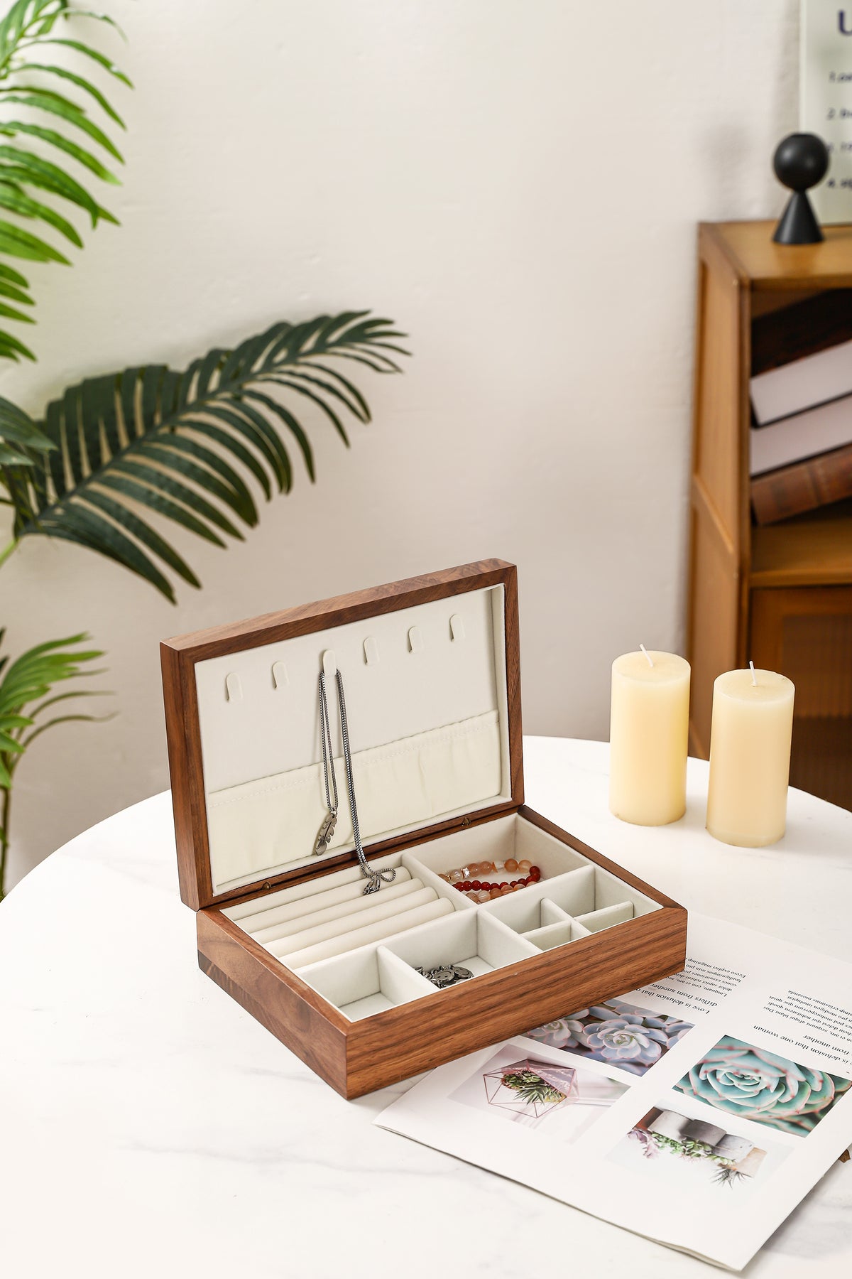 Wooden Jewelry Box by LEYIN