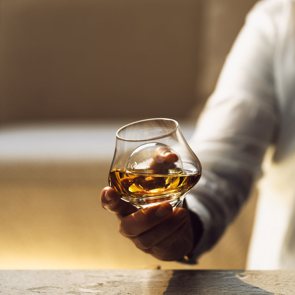 Cloud Dusk Whiskey Glass