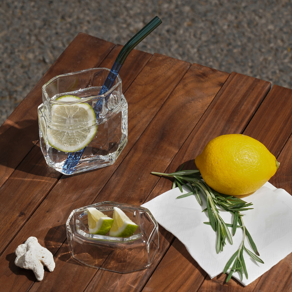 Glacier Drinking Glass (Clear)