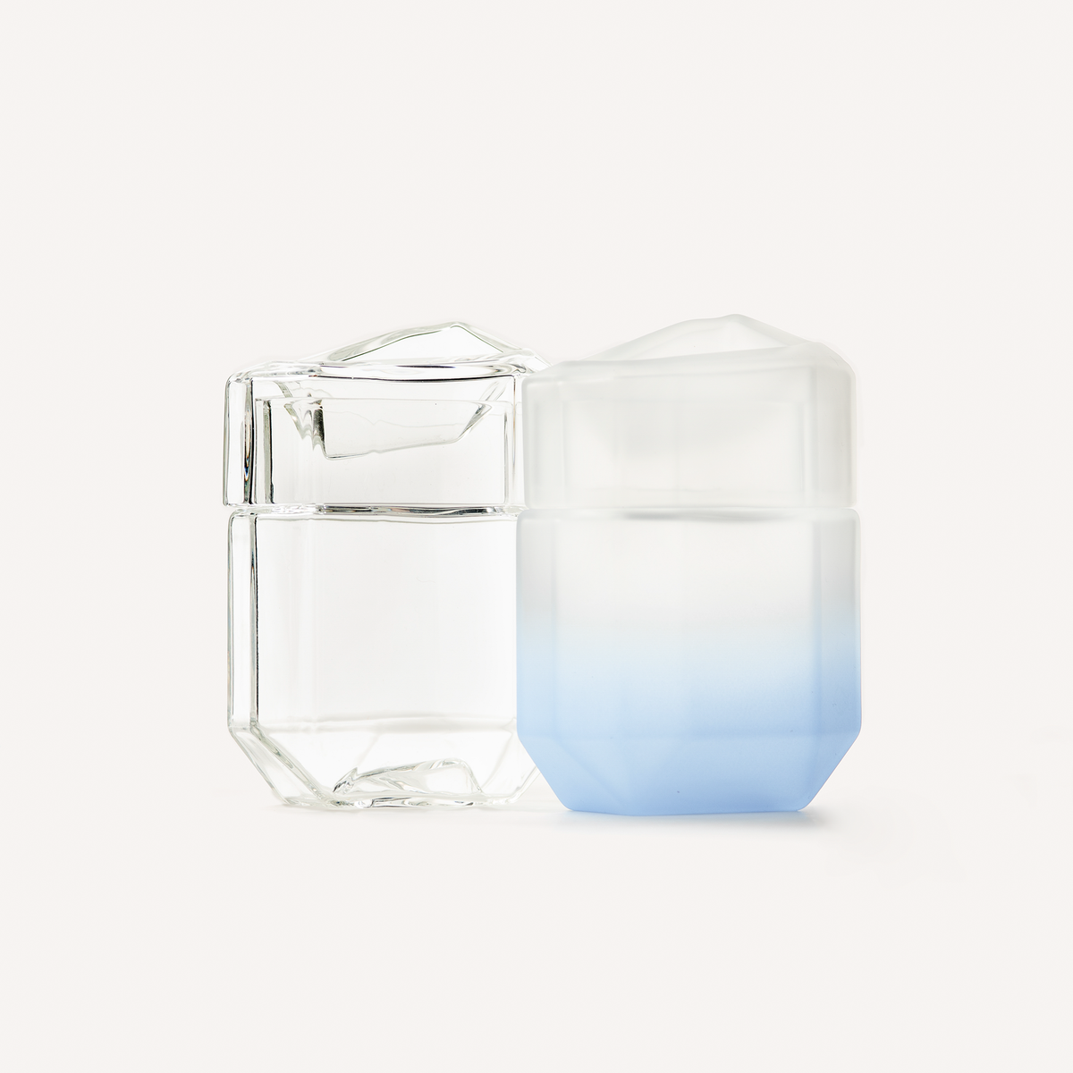 Glacier Drinking Glass (Blue)
