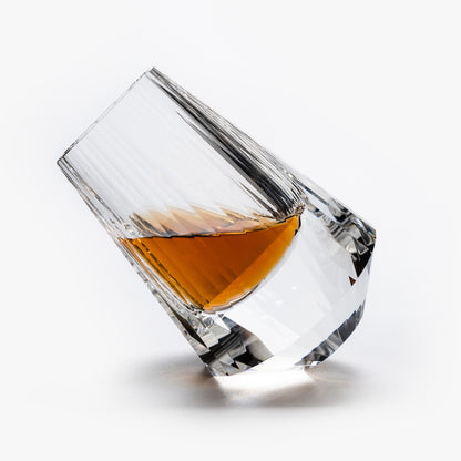 Cold Cut Whiskey Snifter Glass