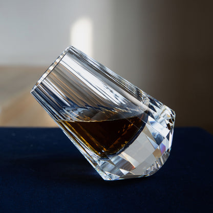 Cold Cut Whiskey Snifter Glass