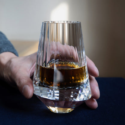 Cold Cut Whiskey Snifter Glass