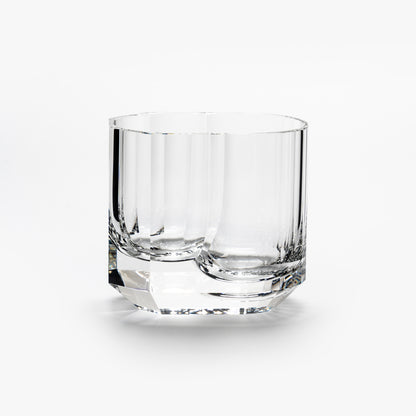 Cold Cut Whiskey Rocks Glass with Ice Ball Chamber