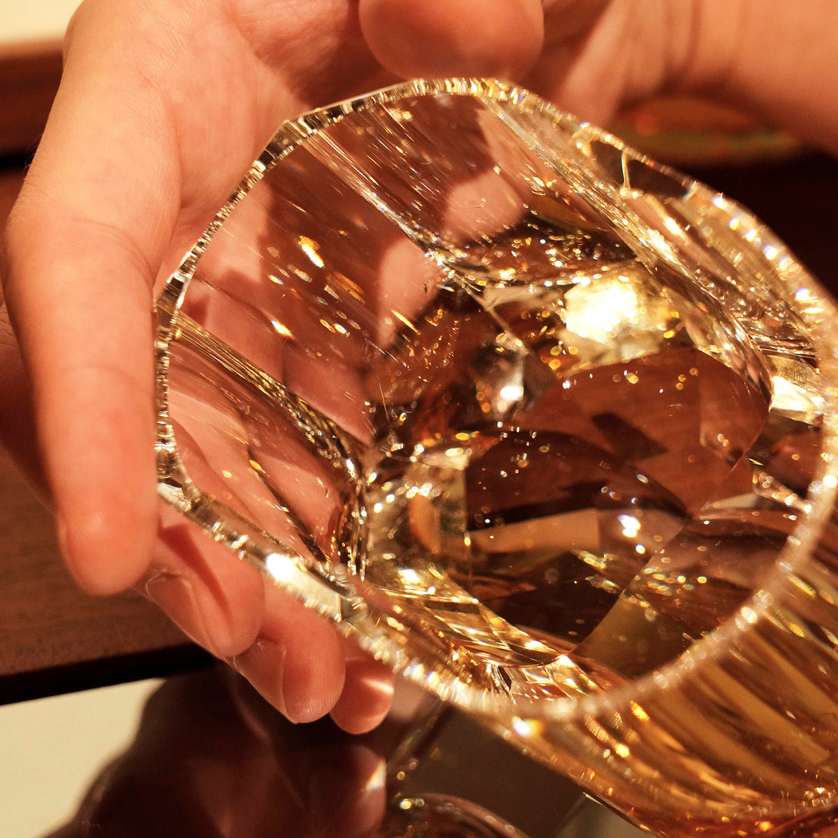 Cold Cut Whiskey Rocks Glass with Ice Ball Chamber