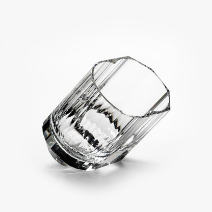 Cold Cut Whiskey Rocks Glass with Ice Ball Chamber