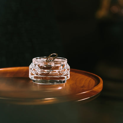 Just Right Crystal Glass Ashtray
